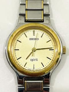 SEIKO spirit 세이코 스피릿 골드 문자판 여성 시계