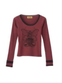 HYSTERIC GLAMOUR 蝶プリント長袖Tシャツ HYSTERIC GLAMOUR 蝶プリント長袖Tシャツ - メルカリ