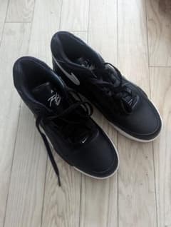 Nike Air Flight ブラックレザー ハイカットスニーカーのサムネイル