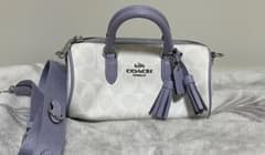 coach シグネチャー ミニボストンバッグ 2way CB874 ラベンダー coach シグネチャー ミニボストンバッグ 2way CB874 ラベンダー - メルカリ