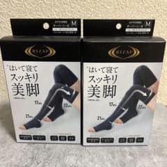 ライザップ　おやすみ用着圧　着圧タイツ　オーバーニーのサムネイル