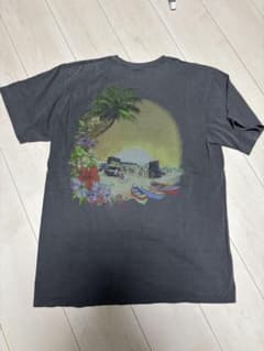 stussyステューシー ダークグレー Tシャツ ヤシの木 ビーチ Mサイズ 