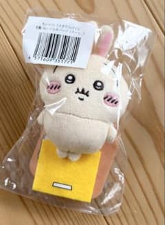 ちいかわ うさぎだらけくじ E賞 ぬいぐるみバッジ（フーッ…）のサムネイル