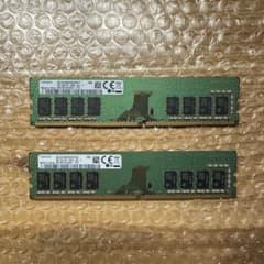 SAMSUNG DDR4 2666 8GB メモリ 2本 計16GBのサムネイル