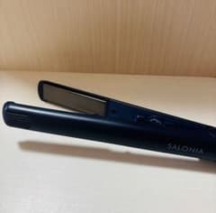 サロニア ストレートアイロン SL-004SNV 24mm ネイビー 動作確認済のサムネイル