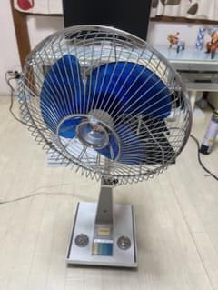 National 扇風機 青 約60cm Yahoo!オークション - National 扇風機 昭和レトロ レトロ扇風機