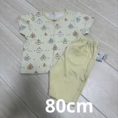 유니클로 파자마 반소매 80cm 스미코구라시 옐로우