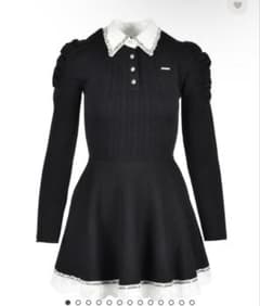 Rilly emulie CollarBijouKnitMIniOnepiece - メルカリ