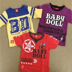 ベビードール Tシャツ 3枚 セットのサムネイル