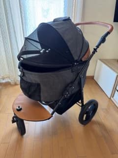 ⭐️ ぶ〜太郎 さま専用⭐️MEGANEKO ペットカート 耐荷重50kg グレーのサムネイル