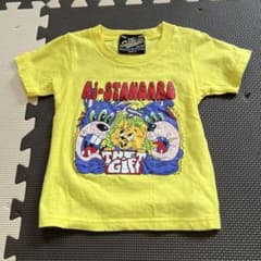 【美品】Hi-Standard イエロー Tシャツ キッズ Sのサムネイル