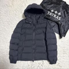 未使用級 Lタトラス ボルボレ ダウンジャケット 濃紺 フード 03 - メルカリ