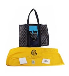 GOYARD（ゴヤール） ヴィレットMM フレンチブルドッグ ネイビ ー 