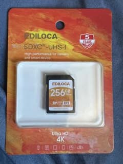 EDILOCA SDXC 256GB UHS-I 4K対応のサムネイル