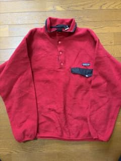 値下げ交渉可　Patagonia シンチラ スナップT フリース レッド Mのサムネイル