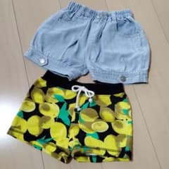 *110 GU、しまむら短パンセット*のサムネイル