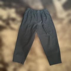 グレー ワイドパンツ ゴムウエストのサムネイル