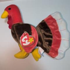 Ty Beanie Baby ぬいぐるみ Gobbles 七面鳥のサムネイル