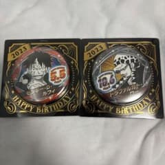 ルフィ ロー　ワンピース　ジャンショ　バースデー缶バッジ セット
