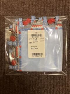 【新品・タグ付】近沢レース　シーズンタオルハンカチ　ベイサイド（アクアブルー） - 2