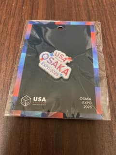 ピンバッジ アメリカ OSAKA USA PAVILION 万博 アメリカ館 - メルカリ