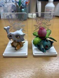 ポケモンカードゲームイラストフィギュアコレクション フシギソウ カラカラ セットのサムネイル