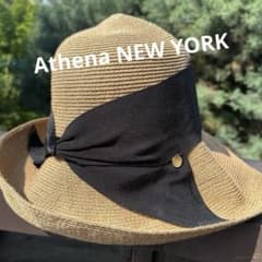Athena NEW YORK アシーナニューヨーク リサコ ブラックリボン帽子