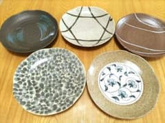和食器　中皿　５枚セットのサムネイル