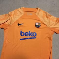 NIKE FC Barcelona ユニフォーム オレンジ - メルカリ