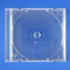 ワイドCDケース4枚 厚さ12mm トレイ色はクリア、黒、白のサムネイル