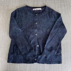 ボンポワン　カーディガン　キッズ　100のサムネイル