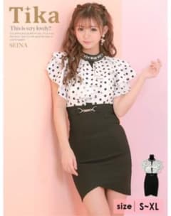 【定価¥ 6,072税込 】Tika キャバ ドレス タイト ドットのサムネイル