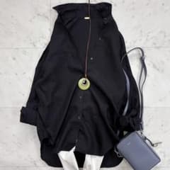 美品✨ドゥーズィエムクラス KUTA LINENシャツ リネンシャツ ブラック 