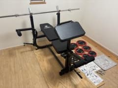 引取り限定！！可能な方は大幅値下！COREBLADE トレーニングベンチ セットのサムネイル