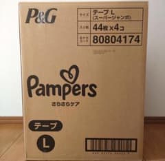 Pampers テープ L 44枚×4コのサムネイル