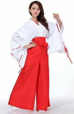 巫女 コスプレ 衣装 レディース ハロウィンのサムネイル
