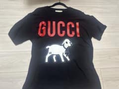GUCCI 山羊プリント Tシャツ GUCCI ラム 羊 Tシャツ Lサイズ - メルカリ
