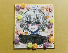 手描きイラスト (オリジナル)　色紙のサムネイル