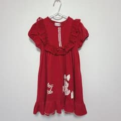 美品】Shirley Temple 110cm 半袖ワンピース うさぎ - メルカリ