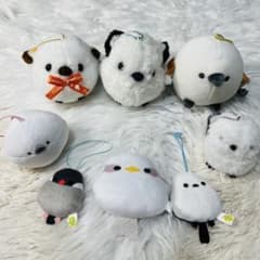 シマエナガ　8点セットまとめ売りマスコット　ぬいぐるみキーホルダー