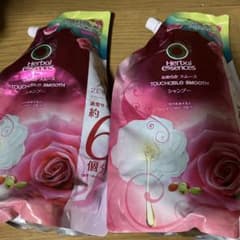 ハーバルエッセンス なめらかスムース シャンプ 詰め替え用 超特大 2L×4のサムネイル