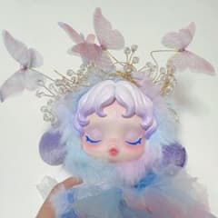 monaページ　スカルパンダ　ぬいぐるみ　服　2着セット　白&紫ドレス mona様専用ページ スカルパンダ ぬいぐるみ 服 2着セット 白&紫