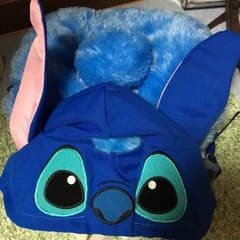 値段交渉します♥フード付 スティッチリュックのサムネイル