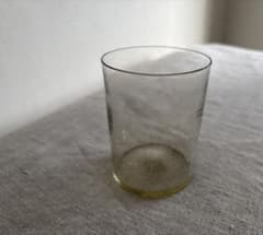 pさま限定　人気硝子作家　小澄正雄作　しのぎコップ　3個セット　8×12cm pさま限定 人気硝子作家 小澄正雄作 しのぎコップ 3個セット 8×12cm p