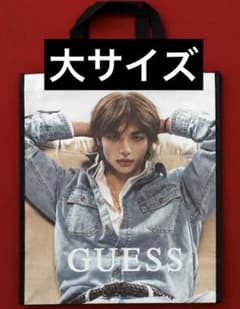 Straykidsヒョンジン GUESS ゲス ショッパー 大バッグ 韓国 - メルカリ