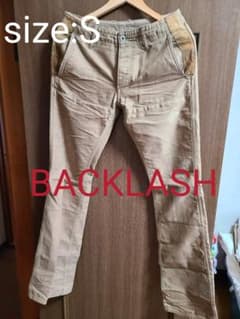 BACK LASH　チノパン　ブーツカット　ダメージ加工のサムネイル