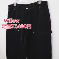 ウィローパンツ ノックアウト 別注 22aw デッドストック ウール 太畝パンツ ウィローパンツ ノックアウト 別注 22aw デッドストック ウール 太畝