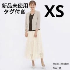新品未使用 ジーユー GU レースプリーツロングスカート XS 01のサムネイル