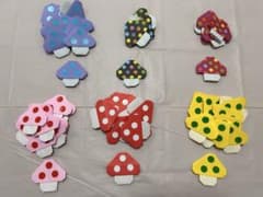 折り紙 きのこ（50個）ハンドメイドのサムネイル