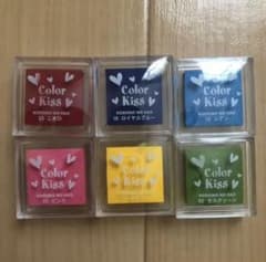 スタンプパッド　スタンプ台　6色セットのサムネイル